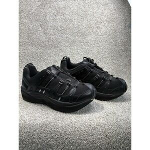 Dr. Comfort DRC Men's 9.5 Black Diabetic Orthopedic Walking Shoes Extra Depth‎